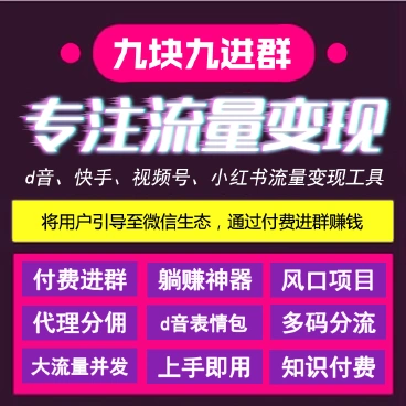 【最新】九块九进群+全插件